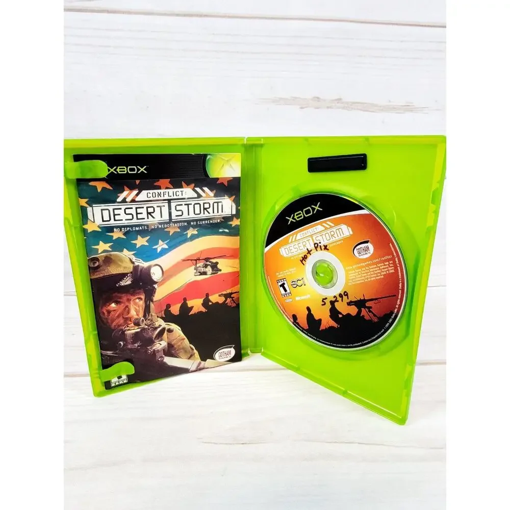 Conflict Desert Storm Platinum Original Xbox – Complete CIB